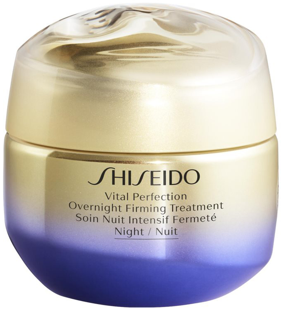 Поживний крем для обличчя Shiseido Vital Perfection Overnight Firming Treatment 50 мл (768614149415) - зображення 1
