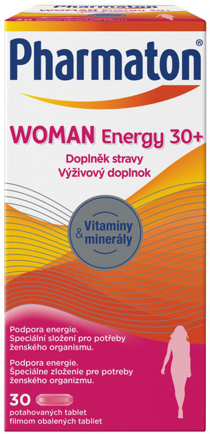 Witaminy Pharmaton Woman Vitamins And Minerals 30 Tablets (8470001948205) - obraz 1