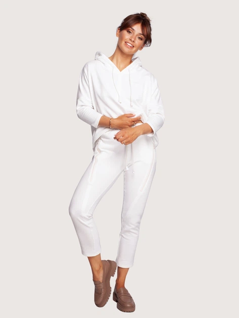 Spodnie dresowe damskie BeWear B240 1197450 S Ecru (5903887677899) - obraz 3