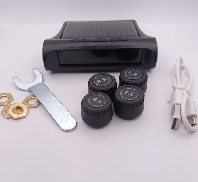 Система контроля давления в шинах TPMS с солнечной батареей (внешние датчики) Датчик давления шин Witson T101 - изображение 5