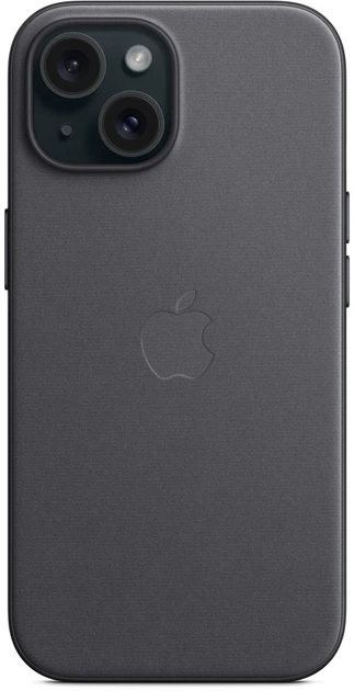 Etui Apple MagSafe FineWoven Case do Apple iPhone 15 Black (MT393) - obraz 5