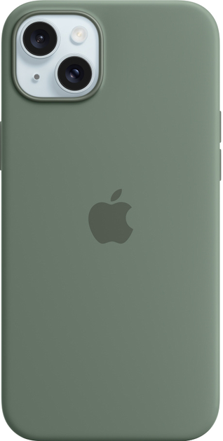 Акція на Панель Apple MagSafe Silicone Case для Apple iPhone 15 Plus Cypress (MT183ZM/A) від Rozetka
