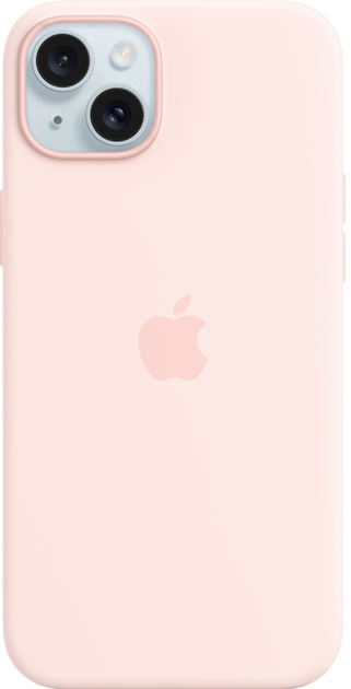 Акція на Панель Apple MagSafe Silicone Case для Apple iPhone 15 Plus Light Pink (MT143ZM/A) від Rozetka