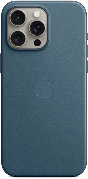 Etui Apple MagSafe FineWoven Case do Apple iPhone 15 Pro Max Pacific Blue (MT4Y3) - obraz 2