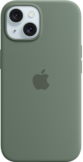 Акція на Панель Apple MagSafe Silicone Case для Apple iPhone 15 Cypress (MT0X3ZM/A) від Rozetka