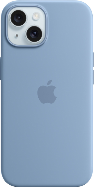 Акція на Панель Apple MagSafe Silicone Case для Apple iPhone 15 Winter Blue (MT0Y3ZM/A) від Rozetka