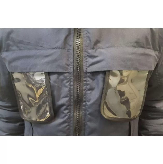Куртка зимняя тактика мембрана Pancer Protection темно-синяя (48) - изображение 2