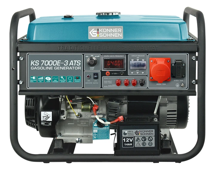 Генератор бензиновий Konner&Sohnen Basic KS 7000E-3 ATS - Фото 1 Генератор бензиновий Konner&Sohnen Basic KS 7000E-3 ATS - зображення 1