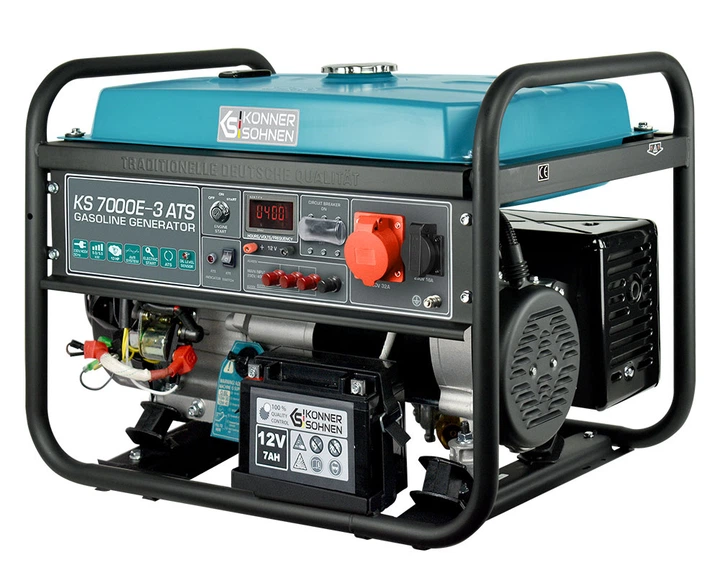 Генератор бензиновий Konner&Sohnen Basic KS 7000E-3 ATS - Фото 3 Генератор бензиновий Konner&Sohnen Basic KS 7000E-3 ATS - зображення 3