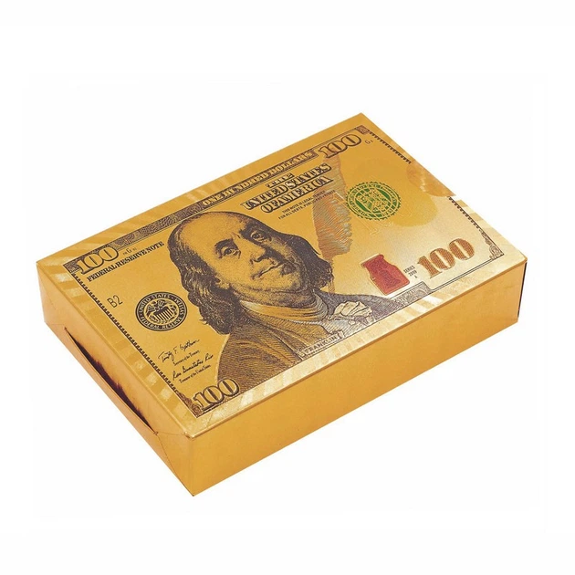 Гральні покерні пластикові SP-Sport Gold Poker Cards 4568 54 карти - зображення 4