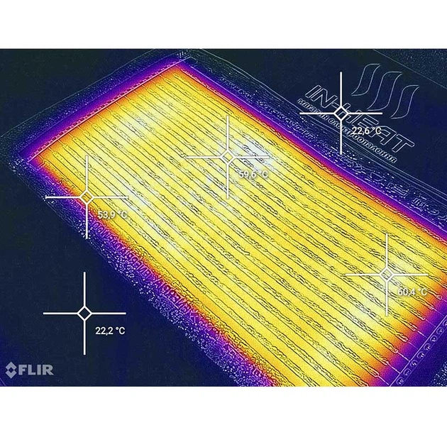 Нагрівальна плівка підвищенної потужності Enerpia EP-305 Sauna 400 Вт / ширина 50 см - зображення 3