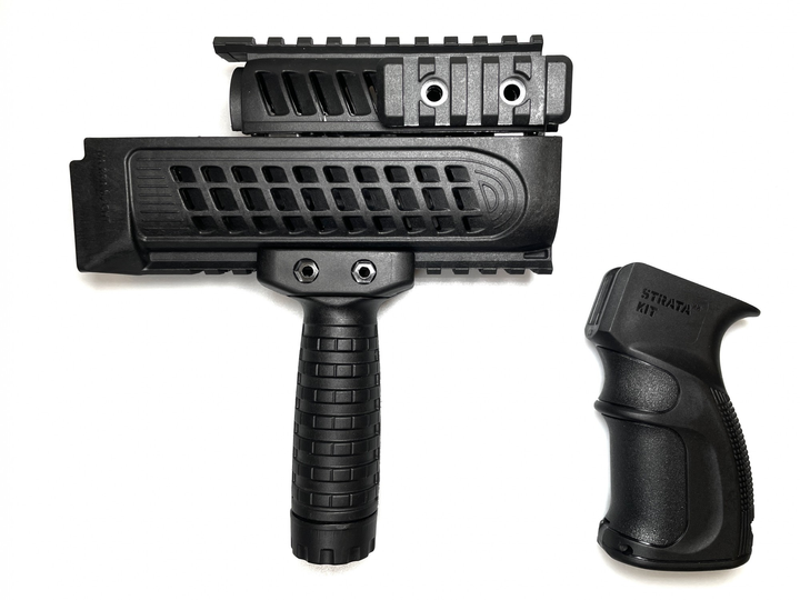 Комплект для АК и модификаций: Цевье, ручка переноса огня, пистолетная рукоятка с отсеком литая - изображение 1