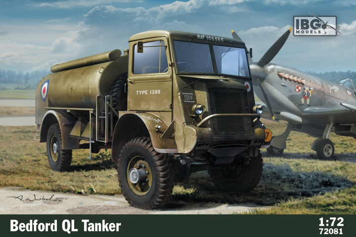 Пластикова модель IBG models Bedford QL Tanker 1/72 (5907747902022) - зображення 1