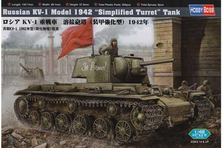 Model plastikowy Hobby Boss KV-1 Model 1942 Tank (6939319248121) - obraz 1