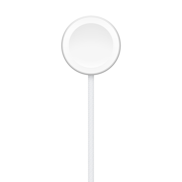 Бездротовий зарядний пристрій Apple Watch Magnetic Fast Charger USB-C Cable 1 м White (MT0H3ZM/A) - зображення 2