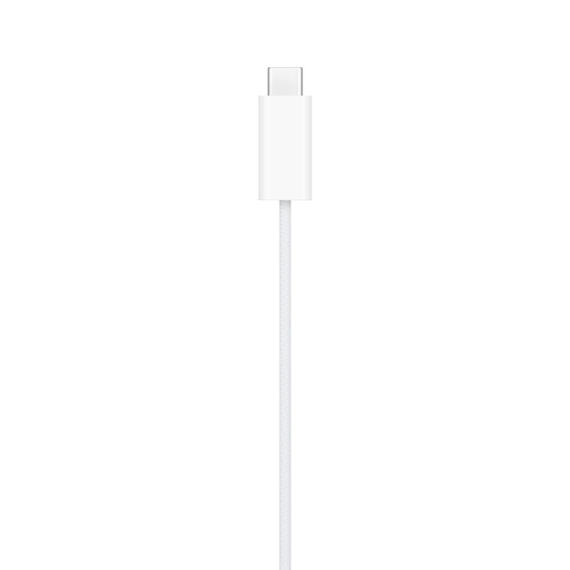 Бездротовий зарядний пристрій Apple Watch Magnetic Fast Charger USB-C Cable 1 м White (MT0H3ZM/A) - зображення 4