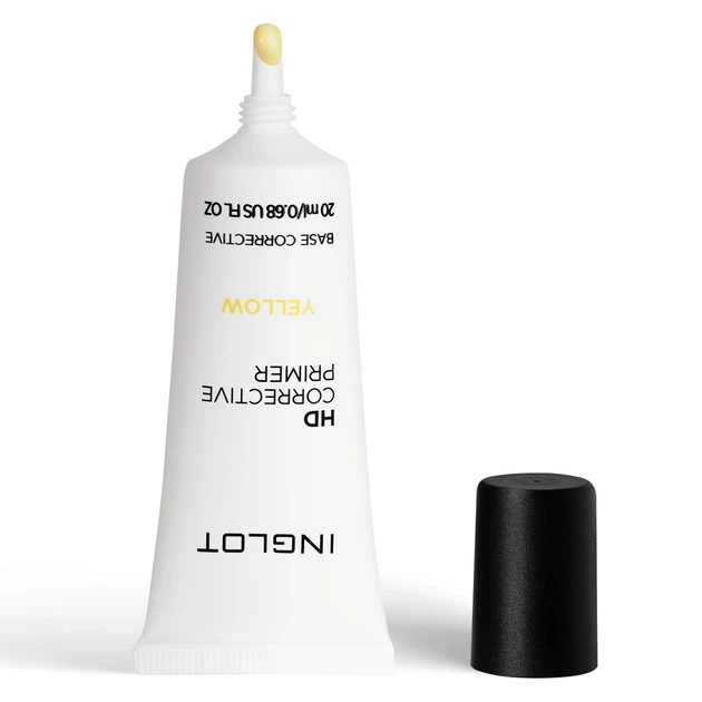 Цветокорректирующая основа под макияж Inglot hd corrective primer Yellow 20 мл жёлтый - изображение 2