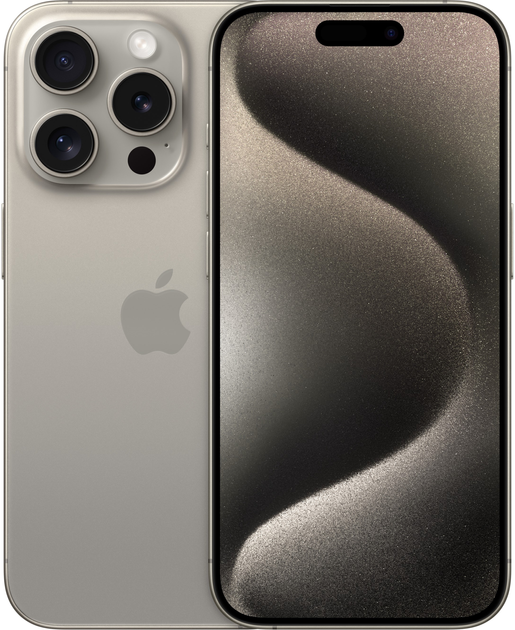 Мобільний телефон Apple iPhone 15 Pro 1TB Natural Titanium (MTVF3) - зображення 1