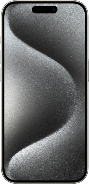 Smartfon Apple iPhone 15 Pro 128GB White Titanium (MTUW3) - obraz 2