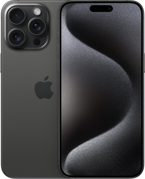 Мобільний телефон Apple iPhone 15 Pro Max 512GB Black Titanium (MU7C3) - зображення 1