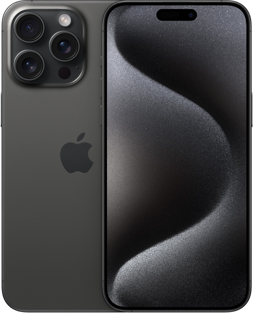 Smartfon Apple iPhone 15 Pro Max 1TB Black Titanium (MU7G3) - obraz 1