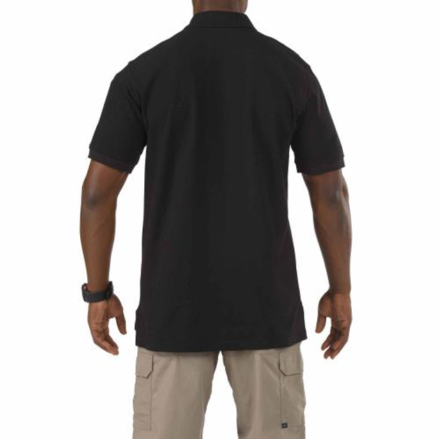 Футболка Поло тактична з коротким рукавом 5.11 Tactical UTILITY SHORT SLEEVE POLO Black XL - изображение 2