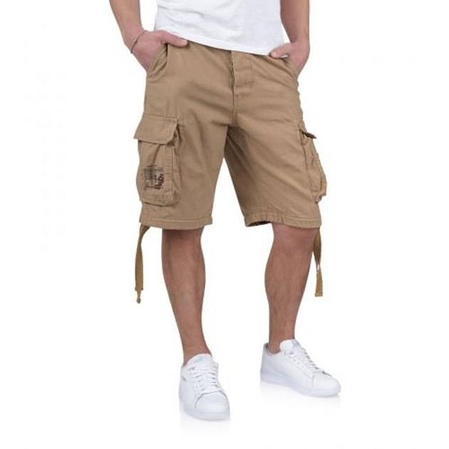 Шорти AIRBORNE VINTAGE SHORTS Beige 7XL - изображение 1