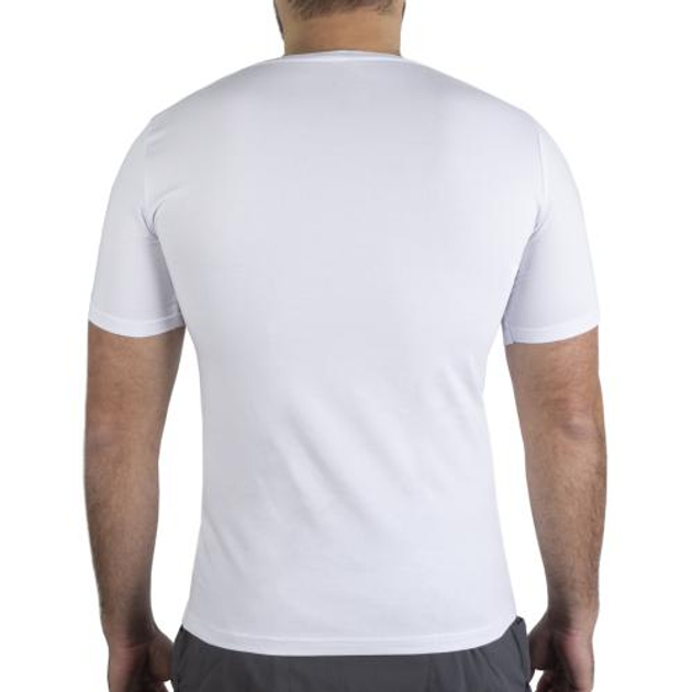 Футболка однотонна Sturm Mil-Tec Top Gun T-Shirt Slim Fit (2 шт в комплекті) White S - изображение 2