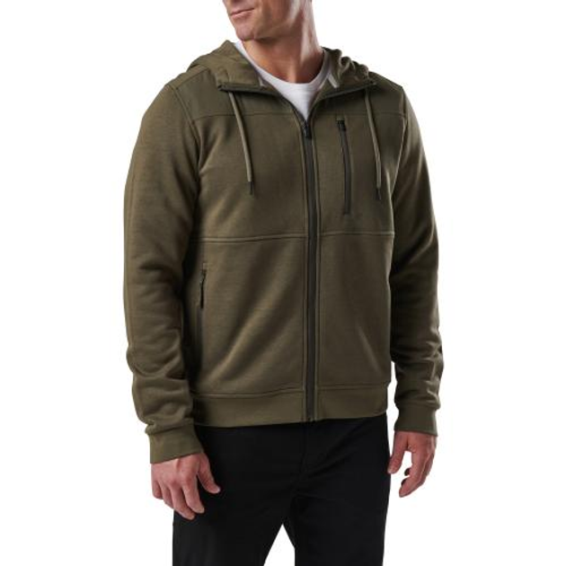 Реглан з капюшоном 5.11 Tactical Arms Full Zip Jacket Ranger Green L - изображение 1