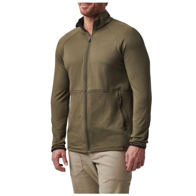 Куртка флісова 5.11 Tactical Stratos Full Zip Ranger Green L - изображение 2