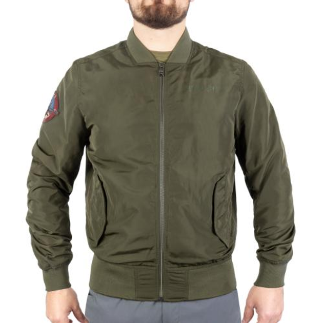 Куртка льотна демісезонна Sturm Mil-Tec Flight Jacket Top Gun Base Olive M - изображение 1