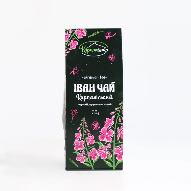 Чай черный Карпатчай крупнолистовой Иван чай Карпатский 30 г (CT-004) - изображение 2