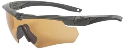 Очки защитные баллистические ESS Crossbow Hunting Stealth Olive with HI-Def Bronze & Gray Lenses EE9007-21 (182) (2000980616718) - изображение 1