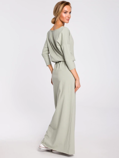 Sukienka tunika damska Made Of Emotion M435 2XL/3XL Pistacjowa (5903068441011) - obraz 2