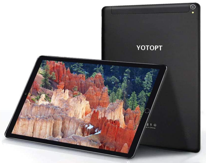 Планшет 10.1" HD Yotopt N10 4/64Gb 4G 2-SIM 8 ядер Android 10 5000 mAh Черный Б/В - изображение 2