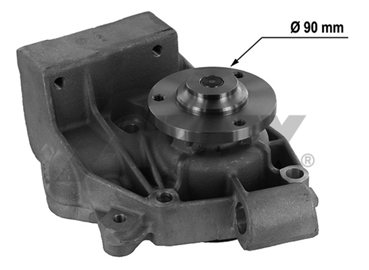 Насос охлаждающей жидкости, охлаждение двигателя AIRTEX 1533 - изображение 2