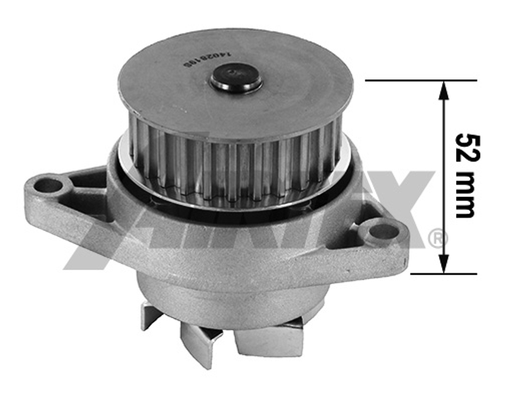 Насос охлаждающей жидкости, охлаждение двигателя AIRTEX 1543 - изображение 2