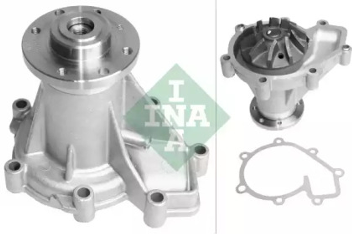Насос охолоджувальної рідини, охолодження двигуна INA 538 0207 10 - зображення 2