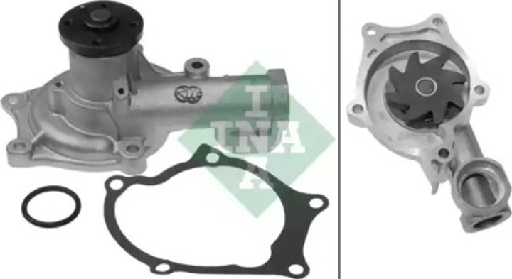 Насос охлаждающей жидкости, охлаждение двигателя INA 538 0603 10 - изображение 2