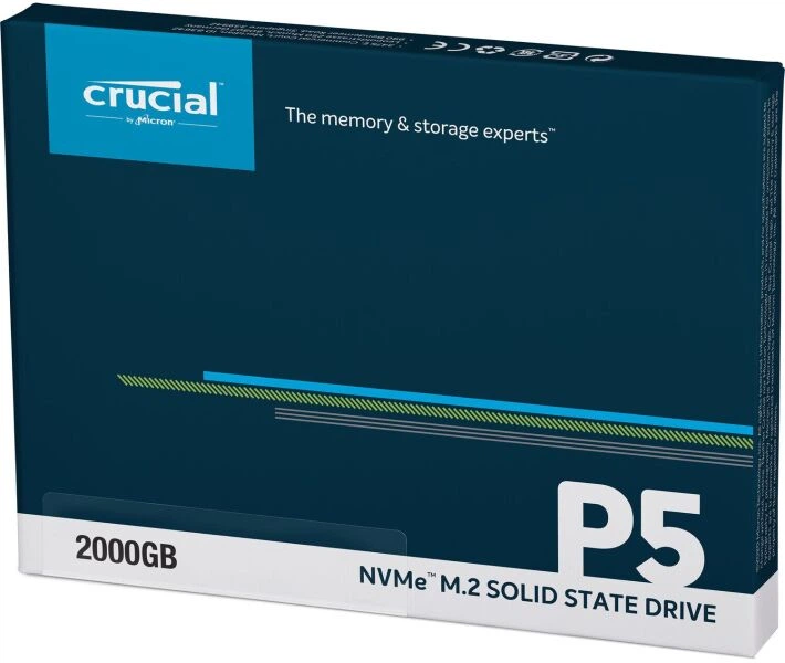 t*e様 Crucial P5 M.2 2280 2000GB SSD SSD Crucial P5 2 TB M.2 2280 PCIe 3.0 x4 (CT2000P5SSD8) – фото