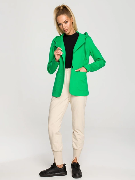 Marynarka damska Made Of Emotion M691 S Zielona (5903887672443) - obraz 4