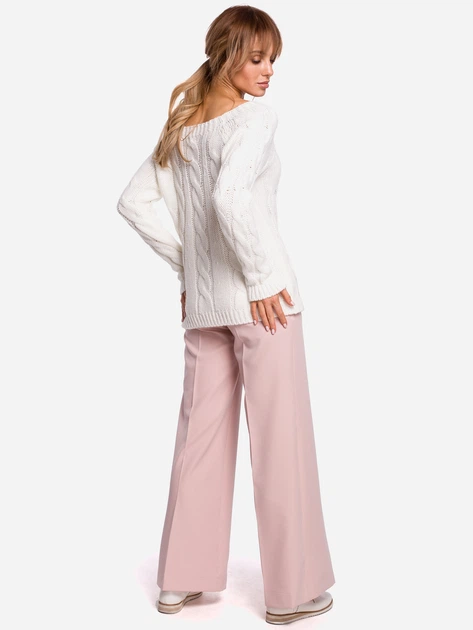 Sweter damski luźny Made Of Emotion M511 S/M Ecru (5903068466595) - obraz 4