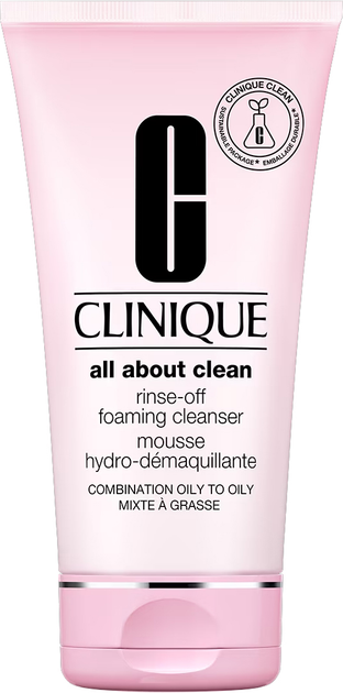 Очищувальний гель для обличчя Clinique Rinse Off Foaming Cleanser 150 мл (20714015459) - зображення 1