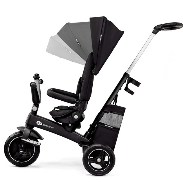 Трехколесный велосипед Kinderkraft Easytwist Black (KREASY00BLK0000) - Фото 3 Трехколесный велосипед Kinderkraft Easytwist Black (KREASY00BLK0000) - изображение 3