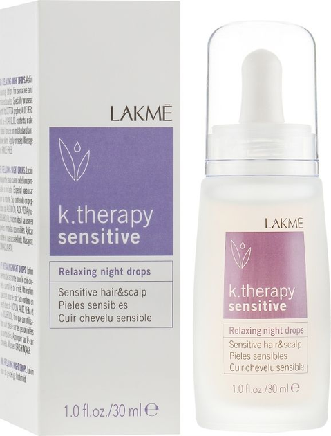 Лосьйон для волосся Lakme K.Therapy Sensitive Night Drops 30 мл (8429421431323) - зображення 1