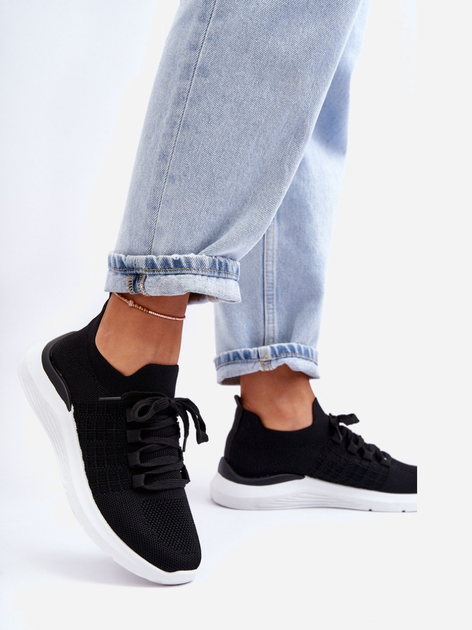 Sneakersy damskie Nikilla 39 Czarne (5905677458213) - obraz 6