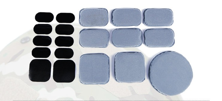 Захисні подушки для шолома / каски з ефектом пам'яті 9шт - зображення 2