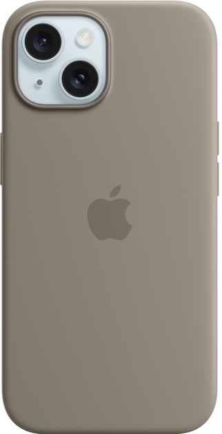 Панель Apple MagSafe Silicone Case для Apple iPhone 15 Clay (MT0Q3) - зображення 1