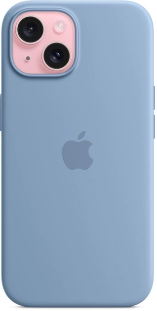Панель Apple MagSafe Silicone Case для Apple iPhone 15 Winter Blue (MT0Y3) - зображення 2