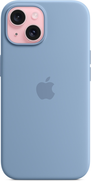 Панель Apple MagSafe Silicone Case для Apple iPhone 15 Winter Blue (MT0Y3) - зображення 2